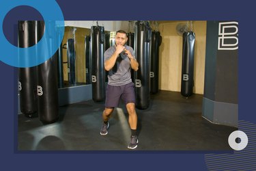 photo of BoxUnion coach Justin Blackwell doing full-body equipment-free boxing workout